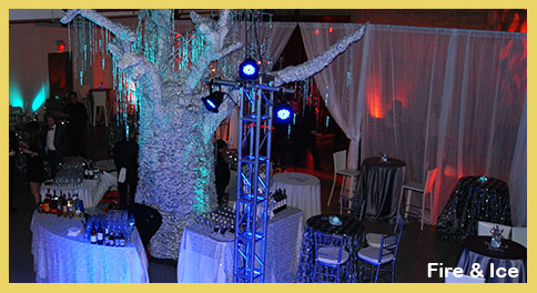 fire & ice theme party catering