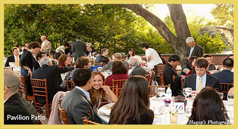 Holbrook Palmer Catering by Dana patio wedding banquet