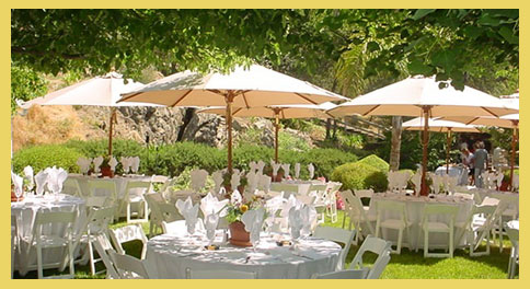 Weddding Tables Outside