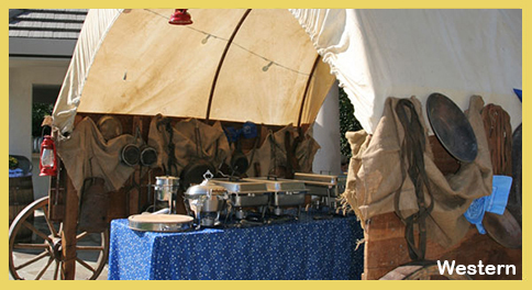 country & western theme party catering